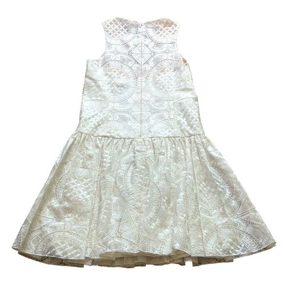 Marchesa Notte Sleeveless Lace Drop Waist Dress Size 4 NWT - Picture 3 of 15